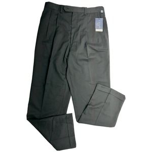 Chaps Mens 32x32 Black 100% Wool Pants Suit Separates